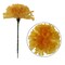 5" Gold Carnation Picks - Set of 100, 3.5" Blooms, Lifelike Artificial Flowers, Ideal for Bouquets, Wreaths & Crafts - Wedding & Holiday Décor Accent, Floral Home by Artificial Flowers